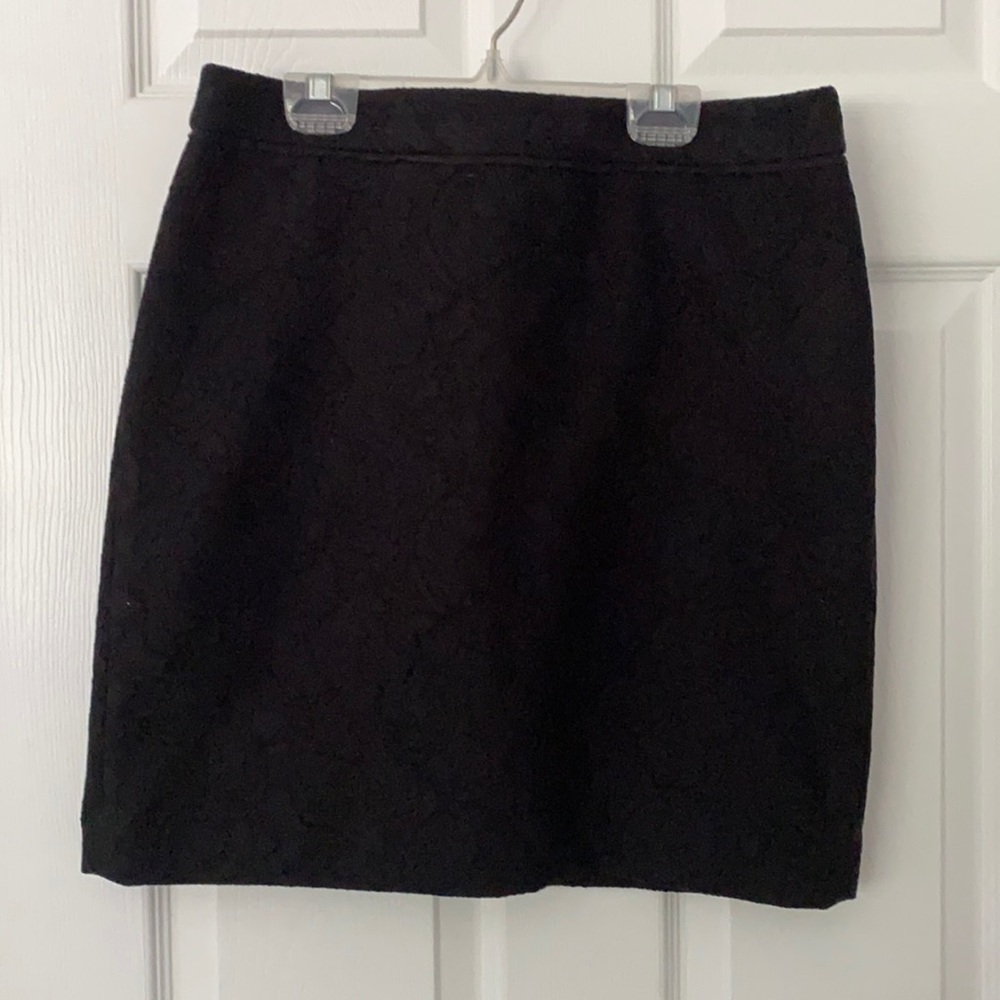 Ann Taylor jacquard fabric skirt